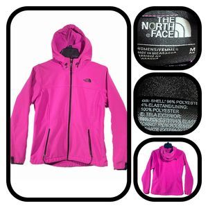 The North Face Women Pink Medium Apex Jacket